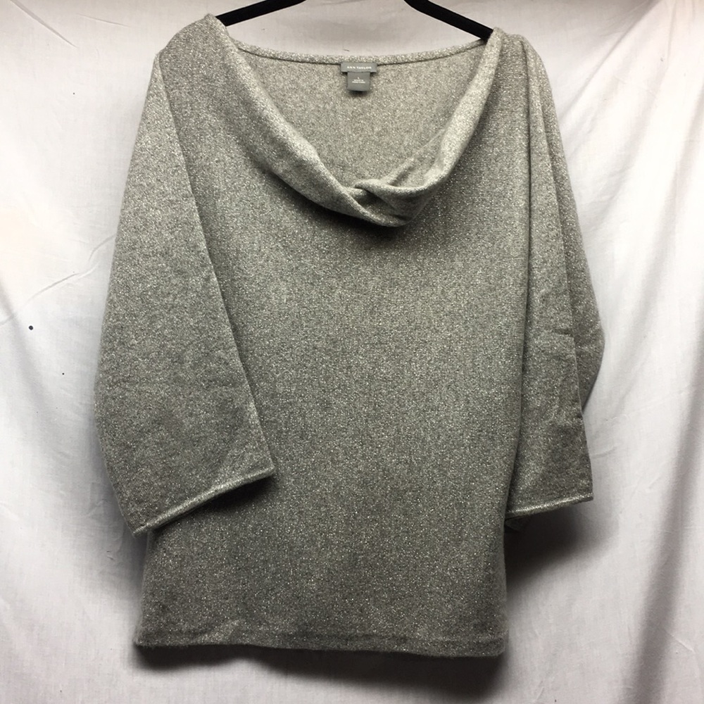 Ann Taylor Cashmere Cowl Neck Sweater